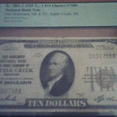 certified bank note