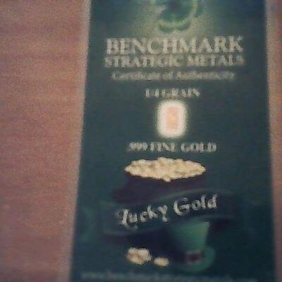 benchmark gold bar
