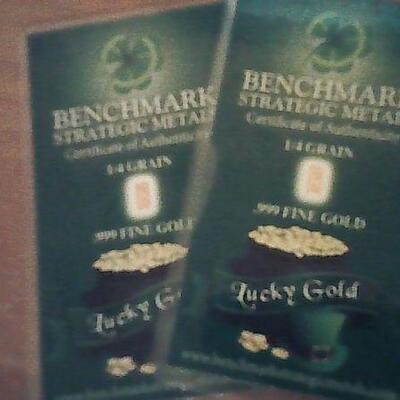 benchmark gold bar