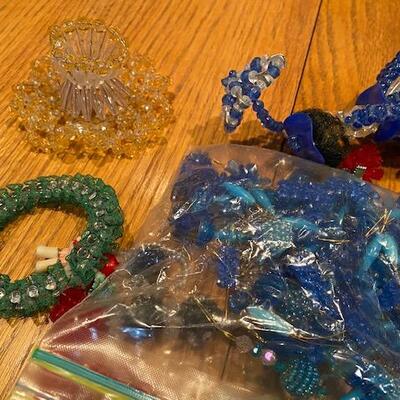 Lot of Vintage bead crafts