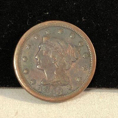 Lot 2 - 1853 Large Cent Penny