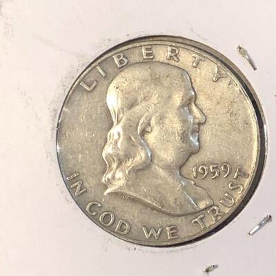 Lot 5 - 1959 Franklin Half Dollar