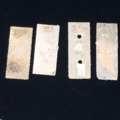 Lot 6 - 4 US Internal Revenue Stamps
