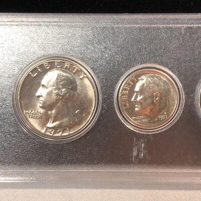 Lot 13 - Set of 1971 US Coins