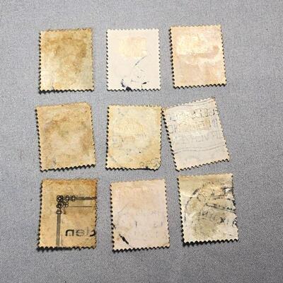 Lot 18 - 9 Queen Wilhelmina Netherlands Stamps