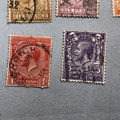 Lot 19 - 10 King George V British Stamps 