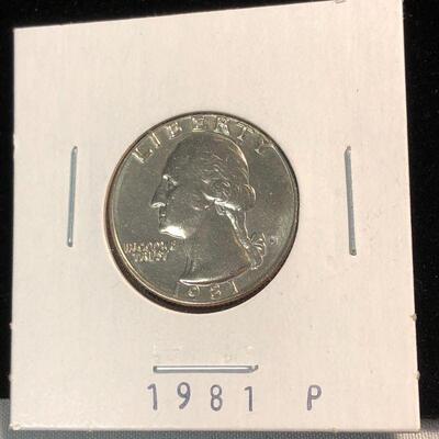 Lot 21 - 1978P, 1979D, 1980D, 1981P Quarters