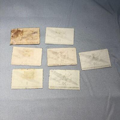 Lot 27 - 7 WWII Air Mail Stamps