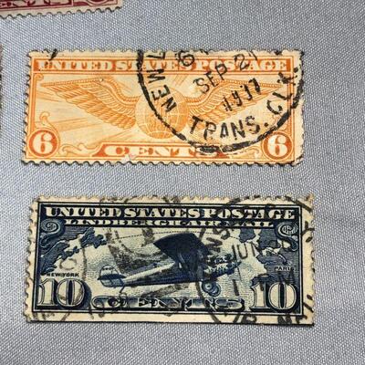 Lot 28 - 5 US Air Mail Stamps 1920s-1930s