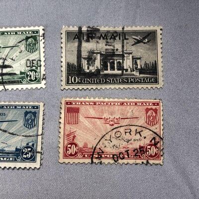 Lot 29 - 6 US Air Mail Stamps 