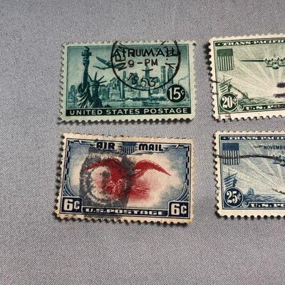 Lot 29 - 6 US Air Mail Stamps 