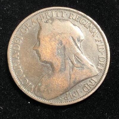 Lot 35 - 1896, 1900, 1901 British Penny