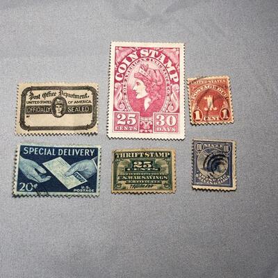 Lot 37 - Variety of Vintage Stamps US Registry Stamp