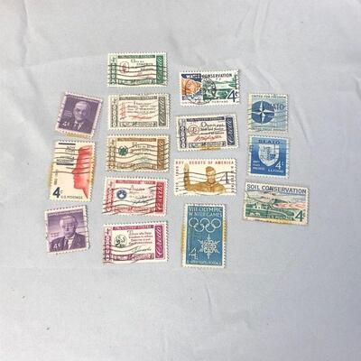 Lot 38 - 15 US Stamps from 1960