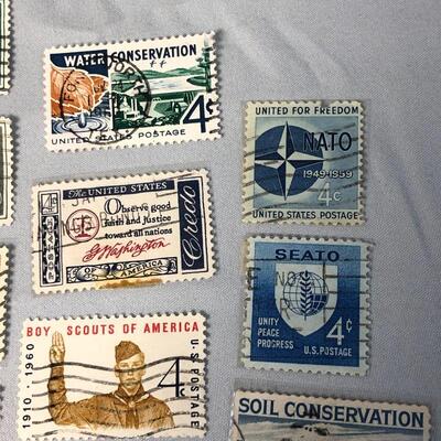 Lot 38 - 15 US Stamps from 1960