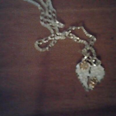 925 silver chain with gold