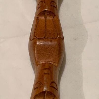 MCM wood Tiki Spoon 3 feet long