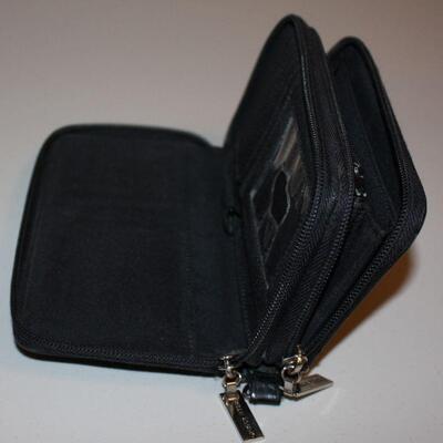 Amity wallet, Nine West wallet, Pelle Studios wallet, suede coin purse