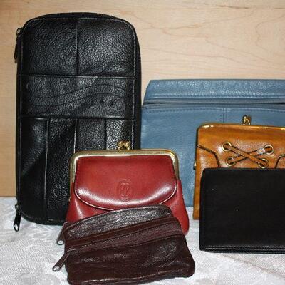 Cosmetic bag, coin purses, wallets