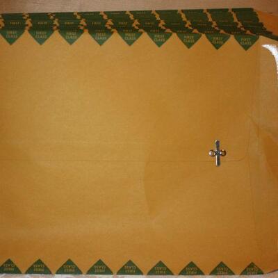 Envelopes with clasp