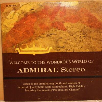 Vinyl Album, Admiral Stereo