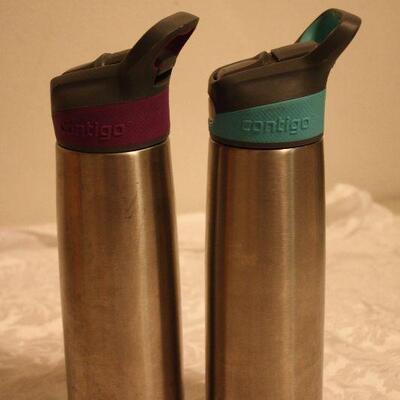 Two Brand New Contigo Stainless Steel Bottles