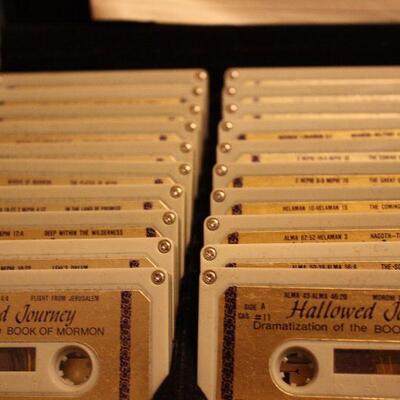 Tape case with "Hallowed Journey" A Book of Mormon dramatization