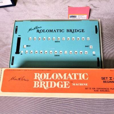 Rolomatic Bridge Machine GAME VINTAGE 1969 MILTON BRADLEY SET 1 USA Chas