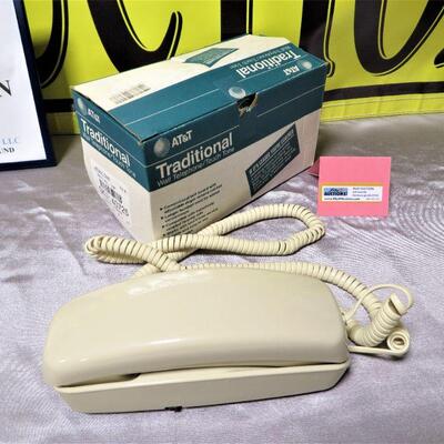 Vintage AT&T Wall Phone Touchtone Ivory Southwestern Bell