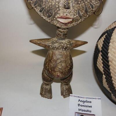 " Angeline Masuku South African Art Basket and Artifact's.