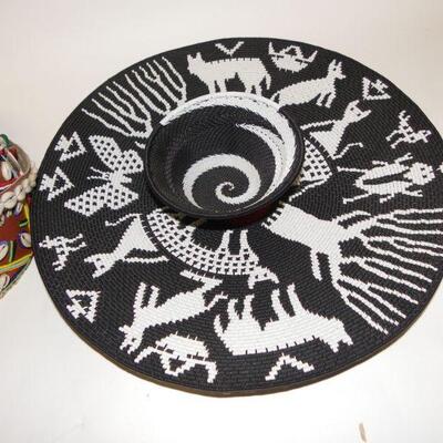 " Hand Crafted Native American Baskets".