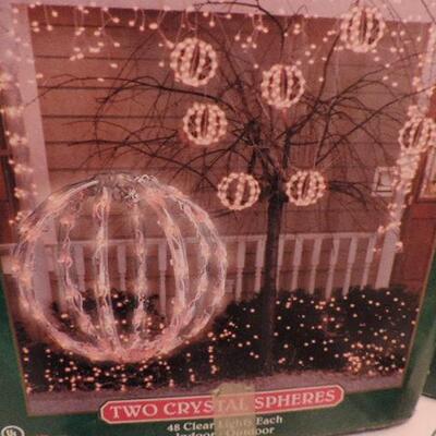 SPHERE'S and ANGEL TREE TOPPER