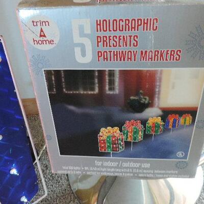 HALOGRAPHIC PATH MARKERS & LIGHT UP PRESENT