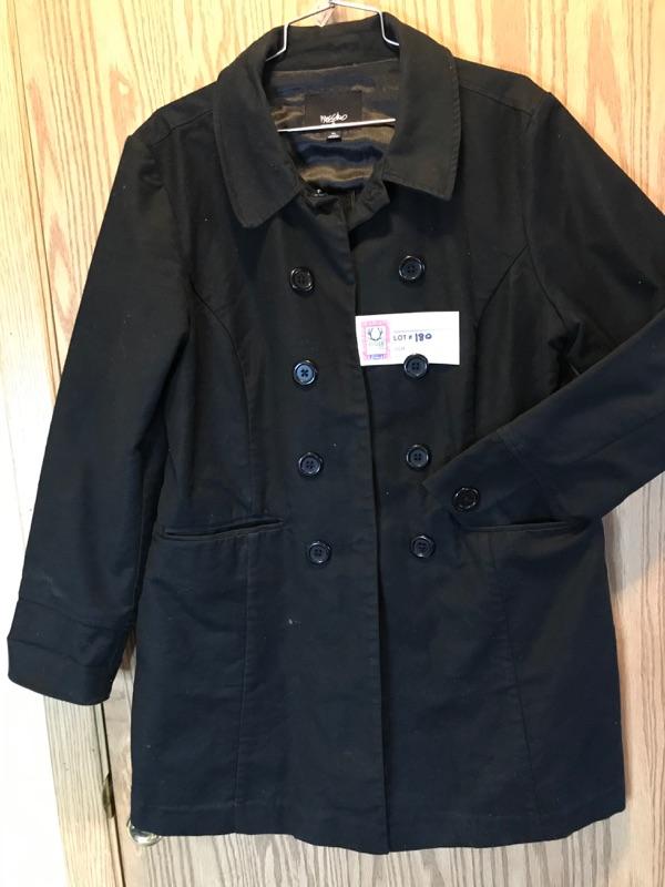 (A180) Mossimo Rain Jacket Black XL Ladies | EstateSales.org