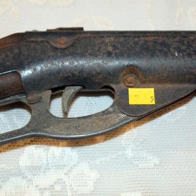 Vintage bb rifle, wood stock (#5)