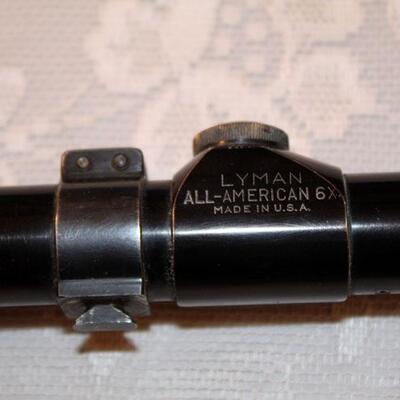 Lyman All American 6x scope (#12)