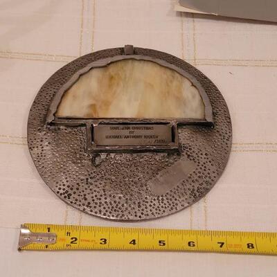 Lot 695: Vintage 1984 SOUTHERN CHRISTMAS Pewter Plate