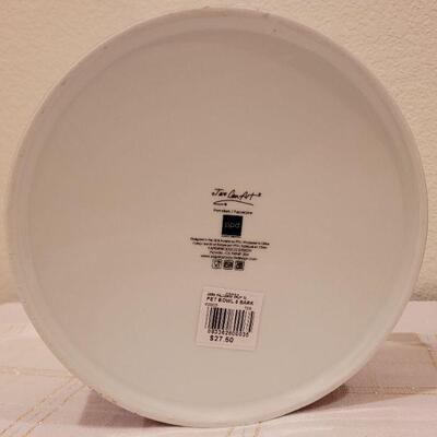 Lot 698: New DOG Christmas Themed Water and Food Bowls