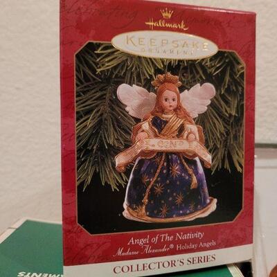 Lot 710: Assorted Hallmark and Glass Christmas Ornaments 