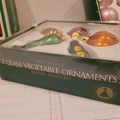Lot 710: Assorted Hallmark and Glass Christmas Ornaments 