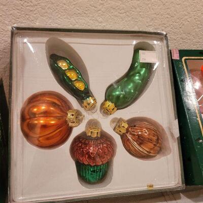 Lot 710: Assorted Hallmark and Glass Christmas Ornaments 