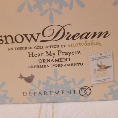 Lot 714: Assorted Dept 56 Snowbabies Christmas Figures 
