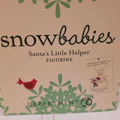 Lot 715: Assorted Dept 56 Snowbabies Christmas Figures 