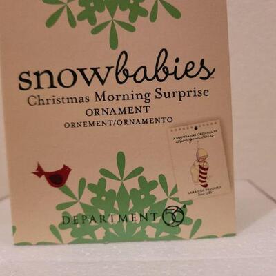 Lot 716: Assorted Dept 56 Snowbabies Christmas Figures 