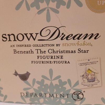 Lot 716: Assorted Dept 56 Snowbabies Christmas Figures 
