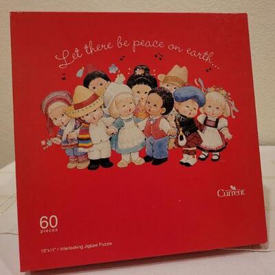 Lot 735: Hallmark Christmas Ornaments + NEW Puzzle