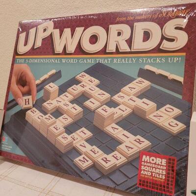Lot 736: NEW UPWORDS Game + Hallmark Christmas Ornaments 