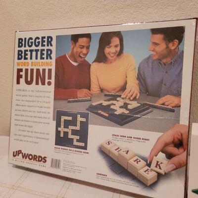Lot 736: NEW UPWORDS Game + Hallmark Christmas Ornaments 