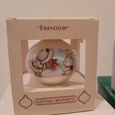 Lot 738: Assorted Hallmark and More Christmas Ornaments