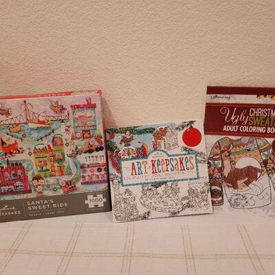 Lot 751: Assorted Hallmark Puzzle and Coloring Books